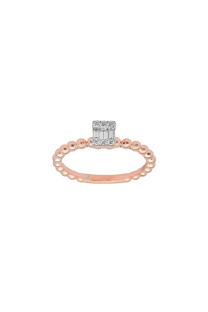 14kt Rose Gold Finish Diamond Ring by ZEN DIAMOND at Pernia's Pop Up Shop