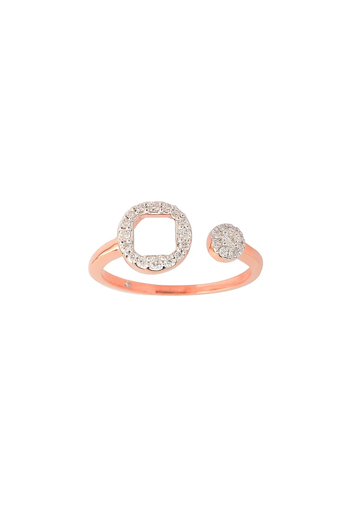 14kt Rose Gold Finish Diamond Ring by ZEN DIAMOND at Pernia's Pop Up Shop