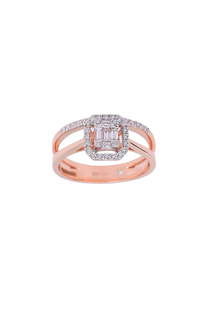 14kt Rose Gold Finish Diamond Ring by ZEN DIAMOND at Pernia's Pop Up Shop