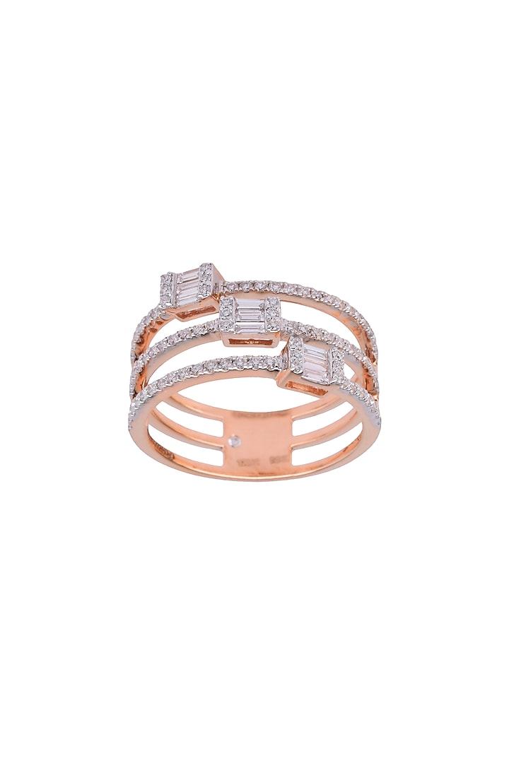 14kt Rose Gold Finish Diamond Ring by ZEN DIAMOND at Pernia's Pop Up Shop