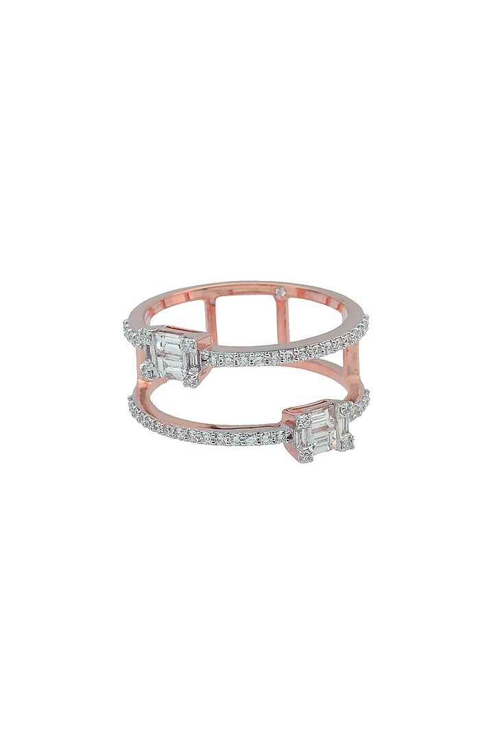 14kt Rose Gold Finish Diamond Ring by ZEN DIAMOND at Pernia's Pop Up Shop