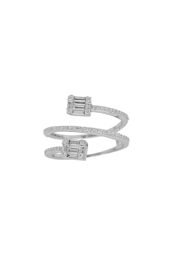 14kt White Finish Diamond Ring by ZEN DIAMOND at Pernia's Pop Up Shop