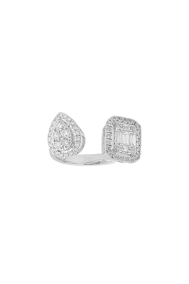 14kt White Finish Diamond Ring by ZEN DIAMOND at Pernia's Pop Up Shop