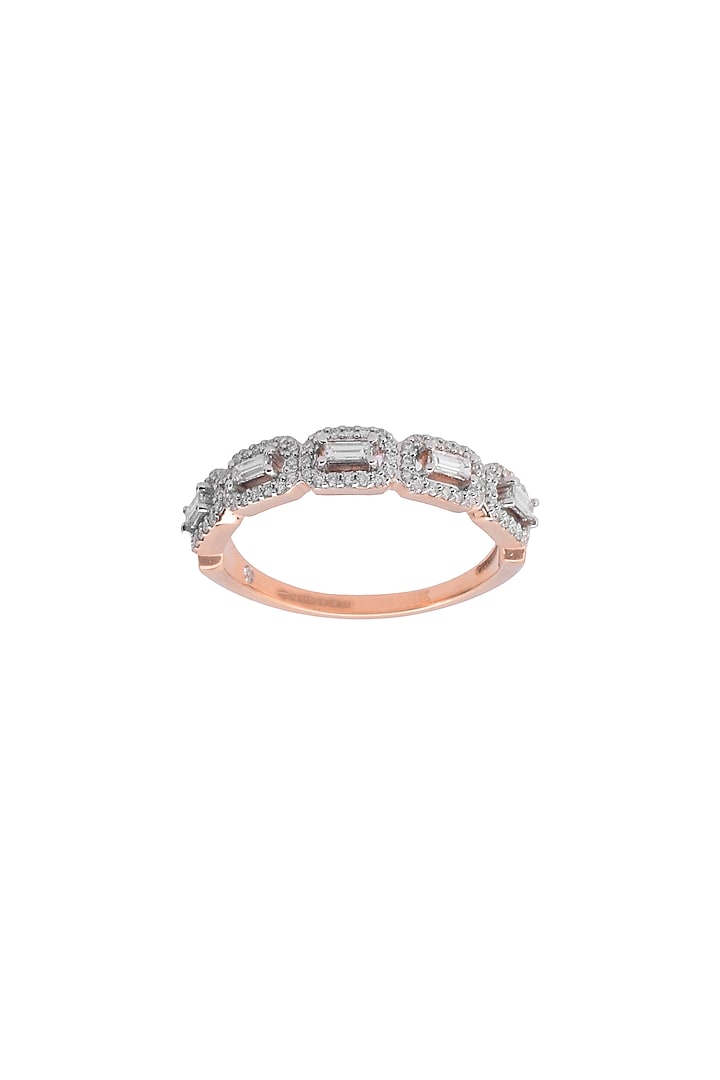 14kt Rose Gold Finish Diamond Ring by ZEN DIAMOND at Pernia's Pop Up Shop