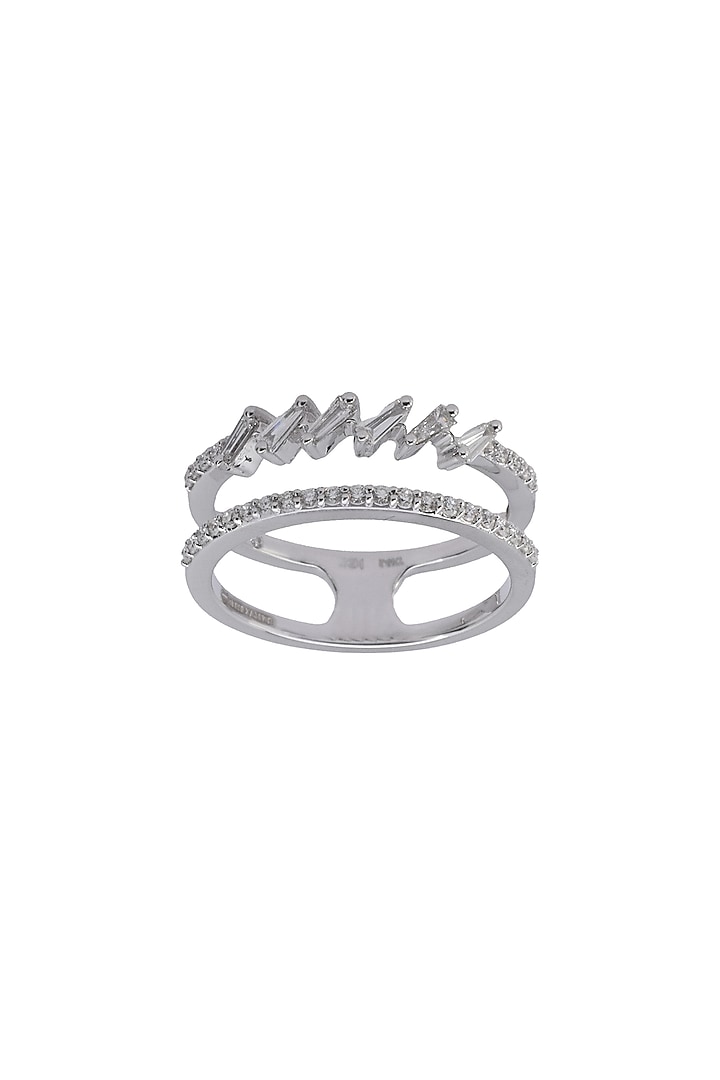 14kt White Finish Diamond Ring by ZEN DIAMOND at Pernia's Pop Up Shop