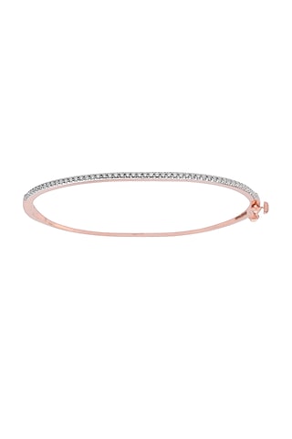14kt Rose Gold Finish Diamond Bracelet by ZEN DIAMOND