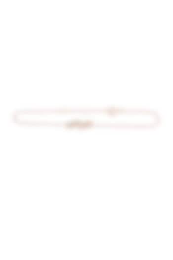 14kt Rose Gold Finish Diamond Seven-Up Bracelet by ZEN DIAMOND at Pernia's Pop Up Shop