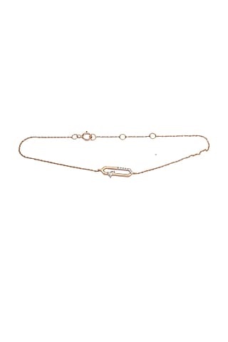 14kt Rose Gold Finish Diamond Bracelet by ZEN DIAMOND