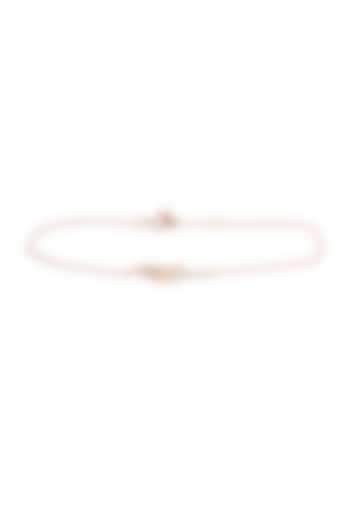 14kt Rose Gold Finish Diamond Seven-Up Bracelet by ZEN DIAMOND at Pernia's Pop Up Shop
