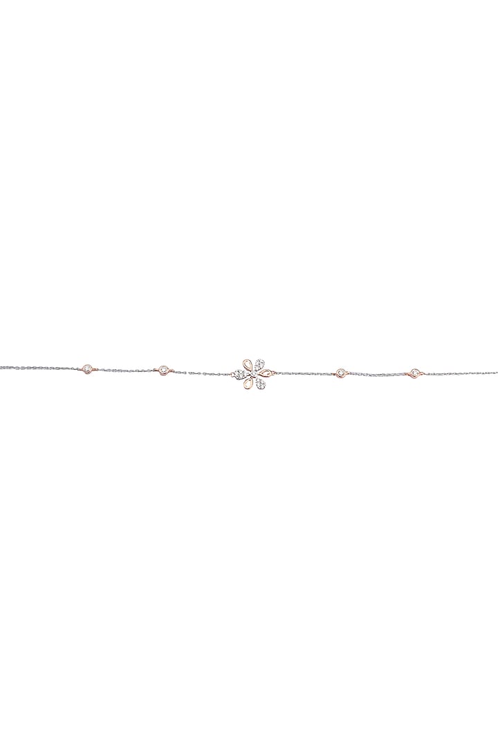 14kt Rose Gold Finish Diamond Loose Bracelet by ZEN DIAMOND at Pernia's Pop Up Shop