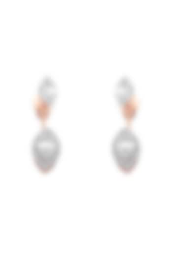 14kt Rose Gold Finish Diamond Earrings by ZEN DIAMOND at Pernia's Pop Up Shop