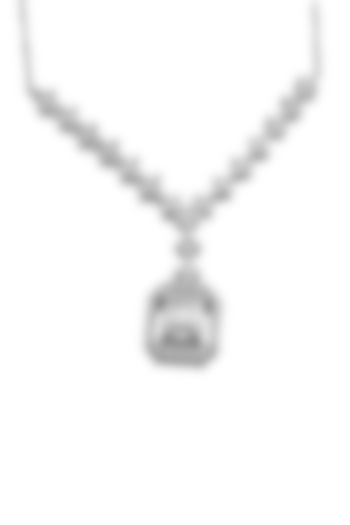 14kt White Finish Diamond Pendant by ZEN DIAMOND at Pernia's Pop Up Shop