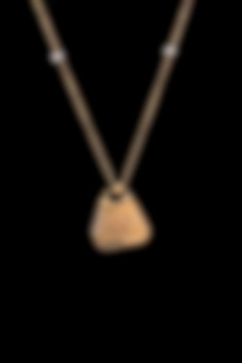18kt Rose Gold Finish Diamond Handbag Charm Pendant Necklace by Zewar By Valchandson jewellers at Pernia's Pop Up Shop