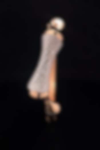 18kt Two-Tone Finish Diamond Bangle by Zewar By Valchandson jewellers at Pernia's Pop Up Shop