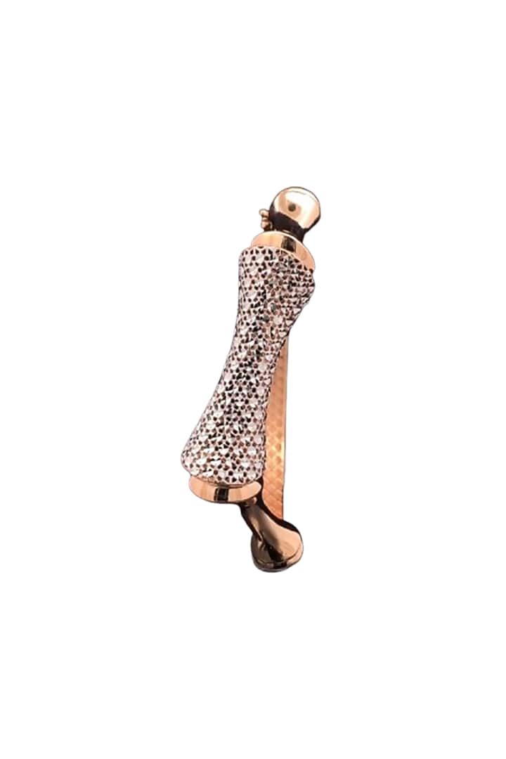 18kt Two-Tone Finish Diamond Bangle by Zewar By Valchandson jewellers at Pernia's Pop Up Shop