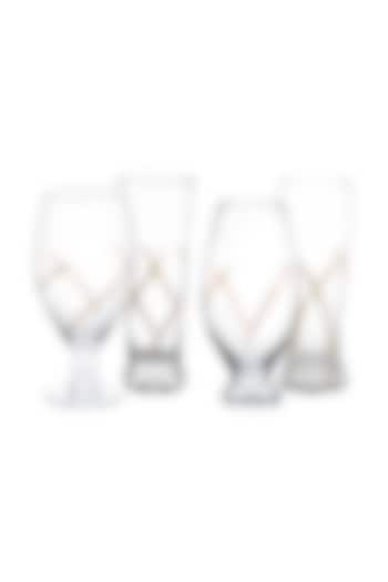 The Beerstein Transparent Borosilicate Glass Barware Glass (Set Of 4) by Shaze