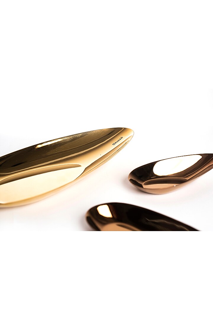 The Comet Gold Stainless Steel Serveware by Shaze at Pernia's Pop Up Shop