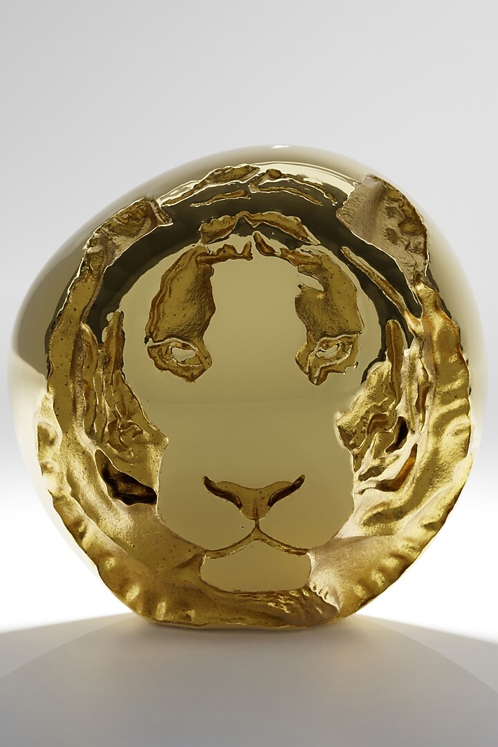 Bravus Gold Brass Modern Sculpture by Shaze at Pernia's Pop Up Shop