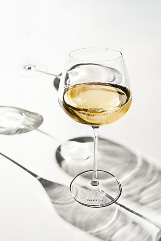 Toast White Crystal Wine Glass (Set Of 6) by Shaze