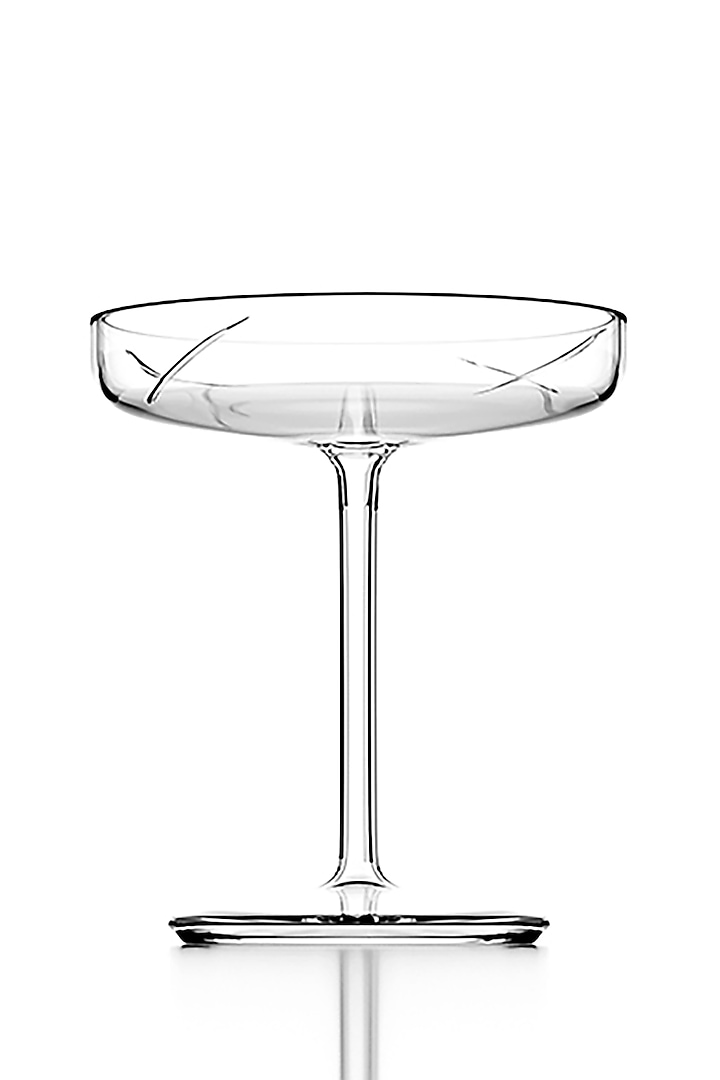 Gala White Cocktail Flute Glass (Set Of 6) by Shaze at Pernia's Pop Up Shop
