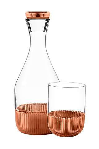 The Nova Gold Borosilicate Glass Serveware by Shaze