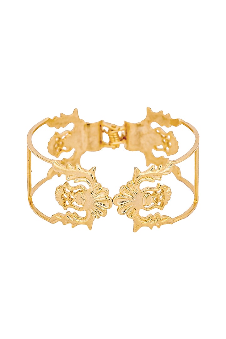 Gold Plated Les Tuileries Cuff by ZOHRA