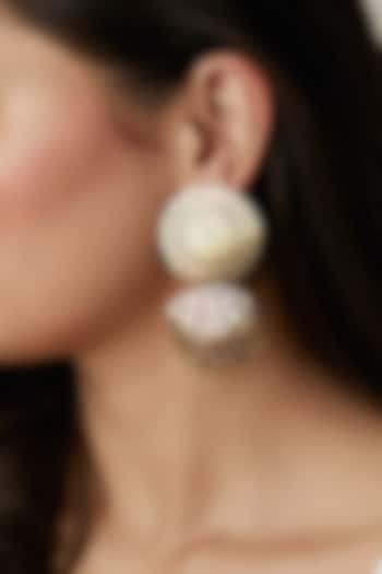 Gold Plated Handcrafted Earrings by Zohra