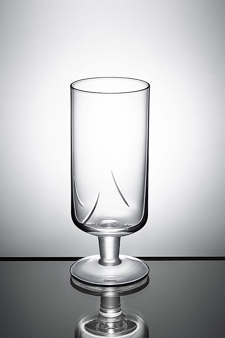 Mirth White Crystal Cocktail Glass (Set Of 6) by Shaze at Pernia's Pop Up Shop