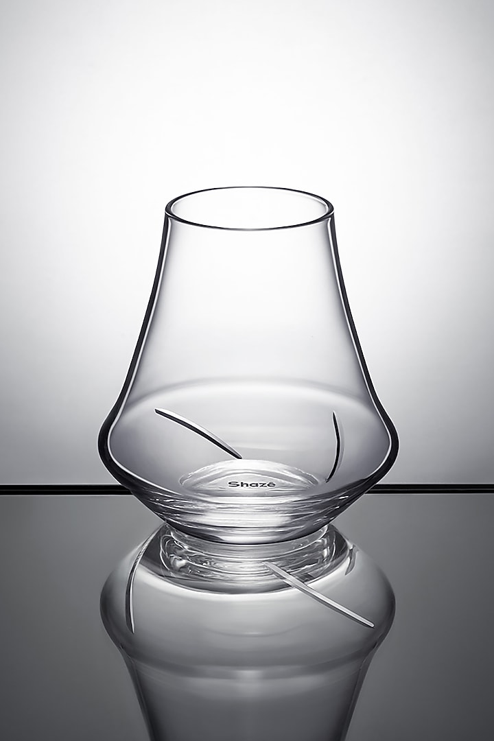 Epicure White Crystal Whiskey Glass (Set Of 6) by Shaze at Pernia's Pop Up Shop