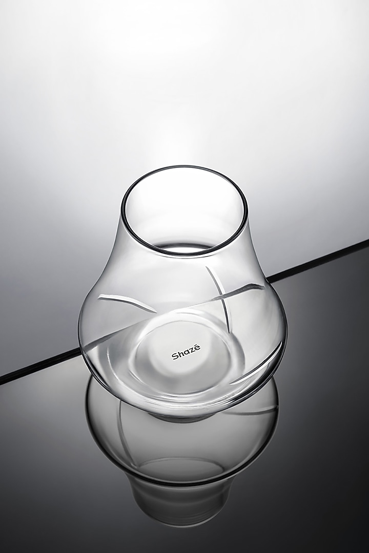 Epicure White Crystal Whiskey Glass (Set Of 6) by Shaze at Pernia's Pop Up Shop
