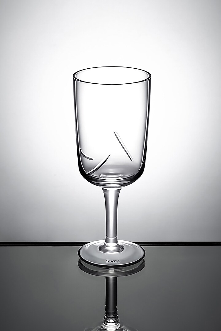 Festivo White Crystal Flute Glass (Set Of 6) by Shaze at Pernia's Pop Up Shop