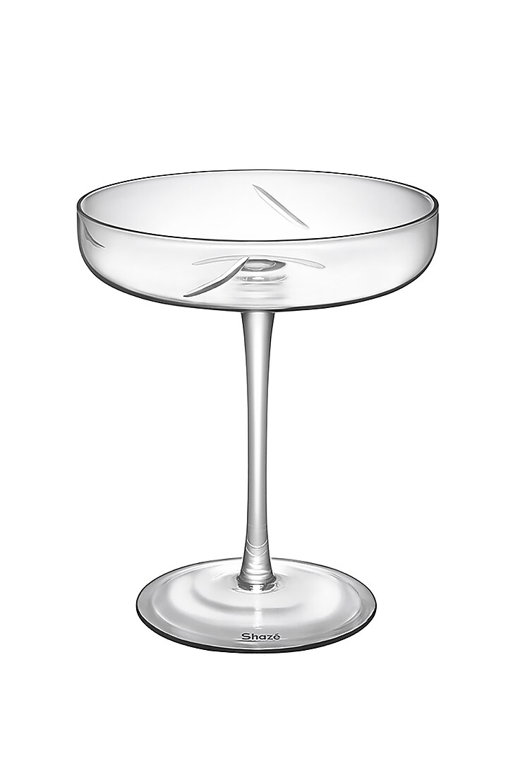 Gala White Cocktail Flute Glass (Set Of 6) by Shaze at Pernia's Pop Up Shop