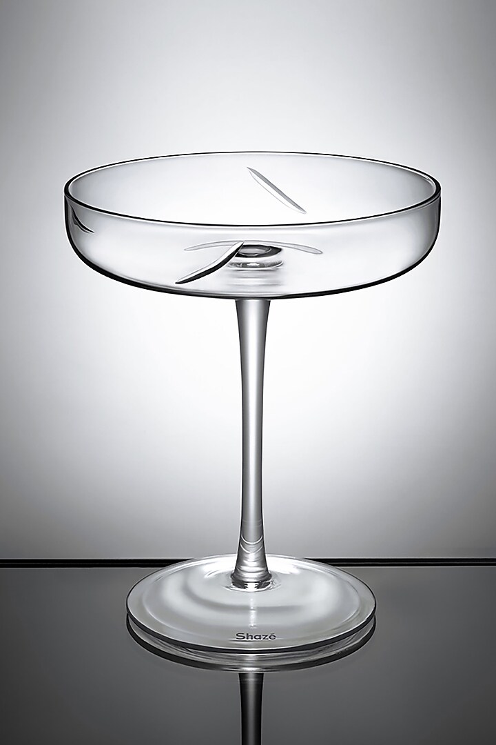 Gala White Cocktail Flute Glass (Set Of 6) by Shaze at Pernia's Pop Up Shop