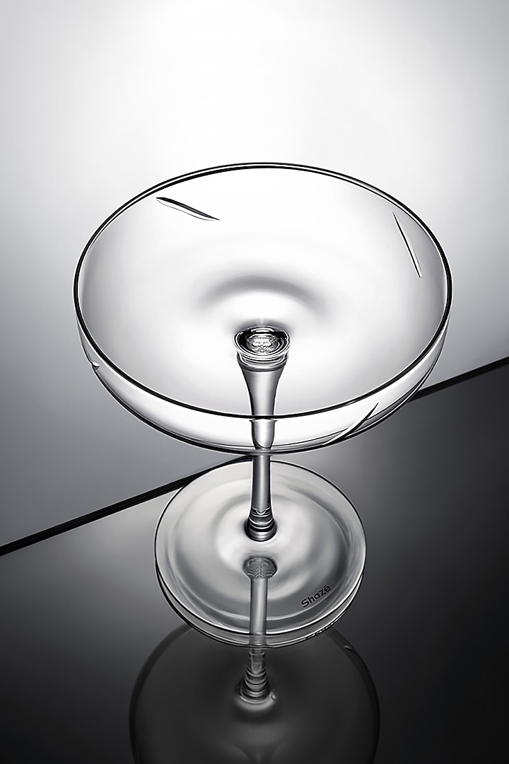Gala White Cocktail Flute Glass (Set Of 6) by Shaze at Pernia's Pop Up Shop