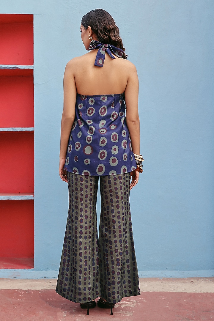Blue Mul Cotton Co-Ord Set by ZiP by Payal & Zinal at Pernia's Pop Up Shop