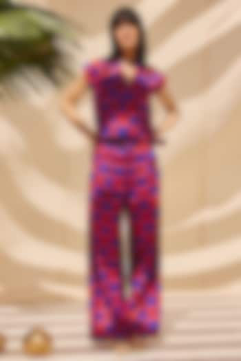 Multi-Colored Cotton Linen Vest by ZiP by Payal & Zinal at Pernia's Pop Up Shop