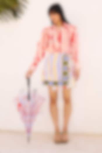 Multi-Colored Cotton Linen Shirt by ZiP by Payal & Zinal at Pernia's Pop Up Shop