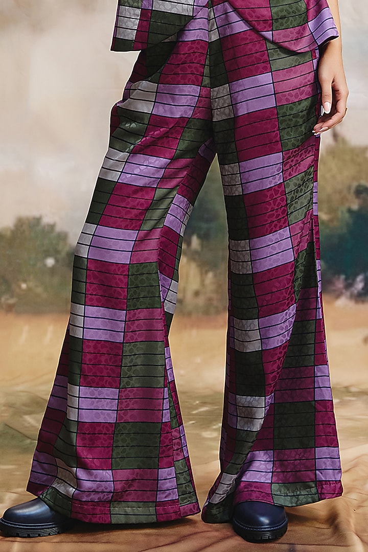 Multi-Colored Brasso Co-Ord Set by ZiP by Payal & Zinal at Pernia's Pop Up Shop