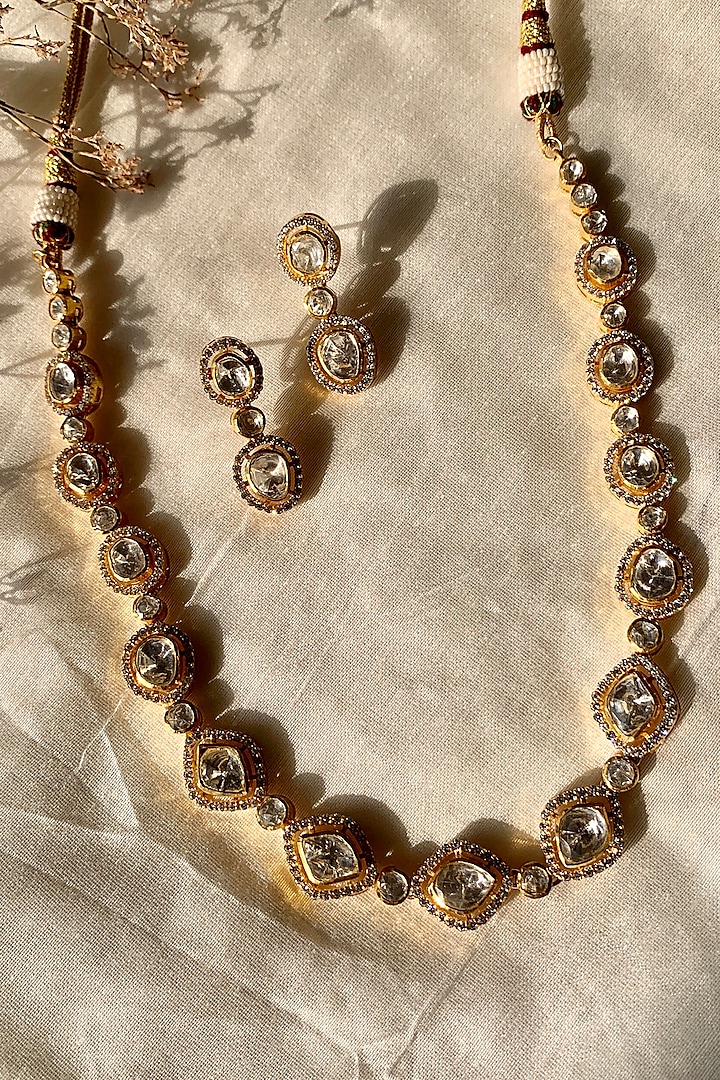 Gold Jewellery Diamond Wholesale Kirti Nagar Handcraftedjewelry Kirthi  Diamond Jewellery KIRTI Silver Earrings