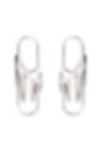 White Finish Mercury Elitia Stud Earrings In Sterling Silver by Zoharet