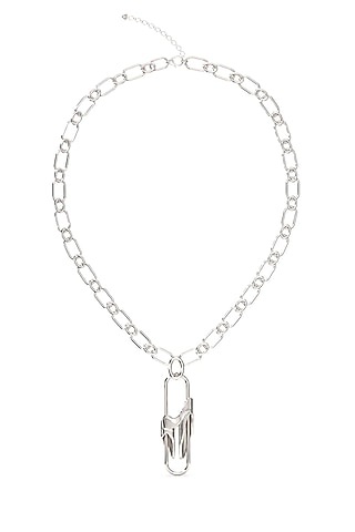 White Finish Mercury Elitia Necklace In Sterling Silver by Zoharet