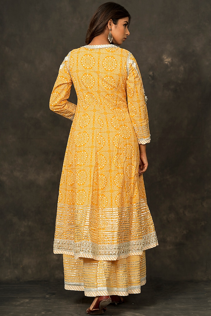 Yellow Printed Kurta by Zolo Label at Pernia's Pop Up Shop