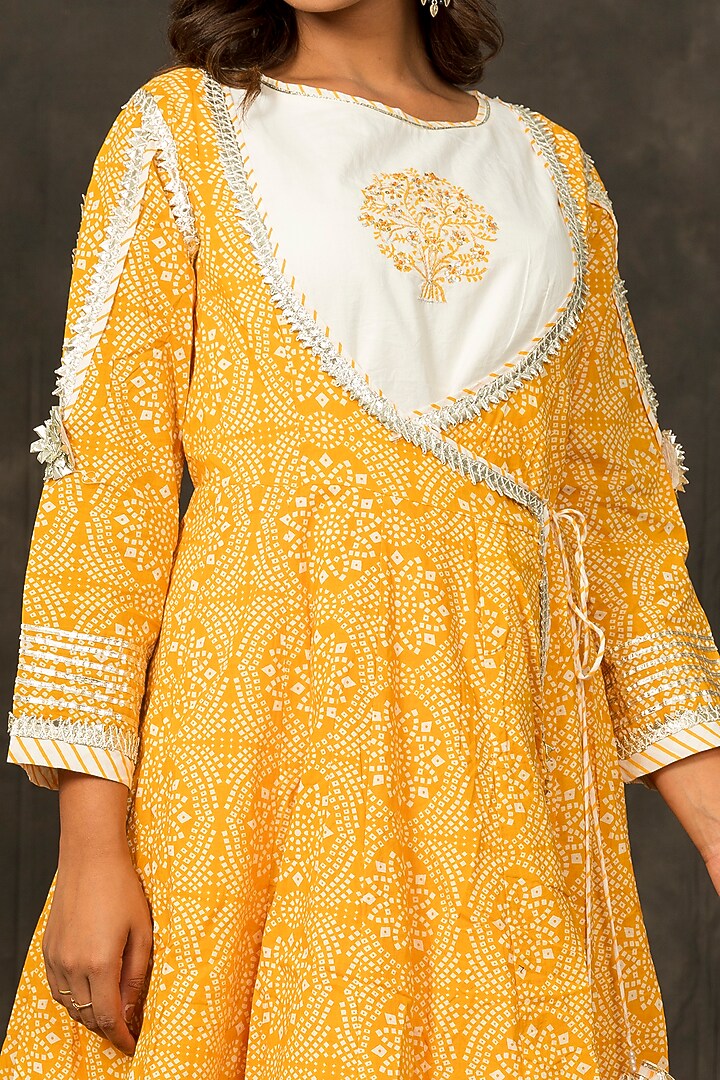 Yellow Printed Kurta by Zolo Label at Pernia's Pop Up Shop