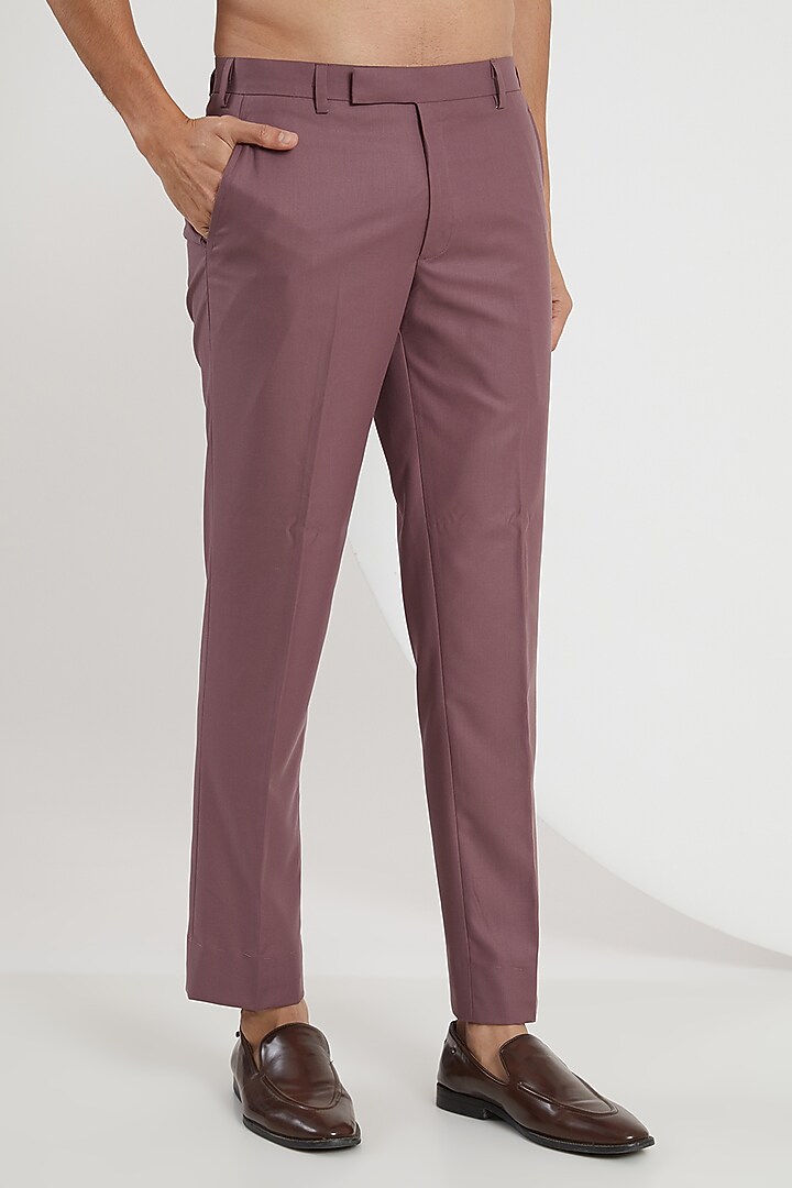 Pink Jacquard Bandhgala Set by Zoop Men at Pernia's Pop Up Shop