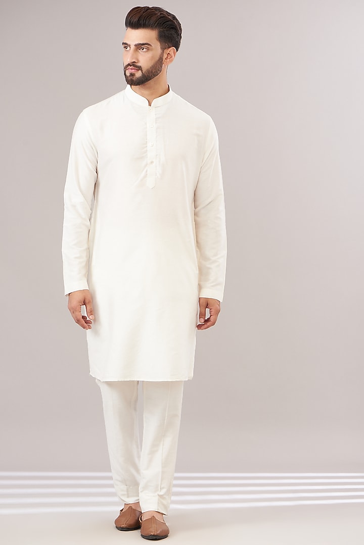 Multi-Colored Pure Cotton Linen Dyed Bundi Jacket Set by Zoop Men at Pernia's Pop Up Shop