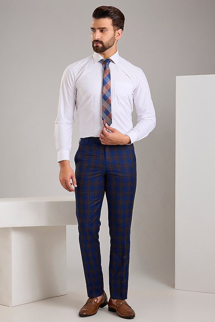 Blue Terry Rayon Double-Breasted Blazer Set by Zoop Men at Pernia's Pop Up Shop