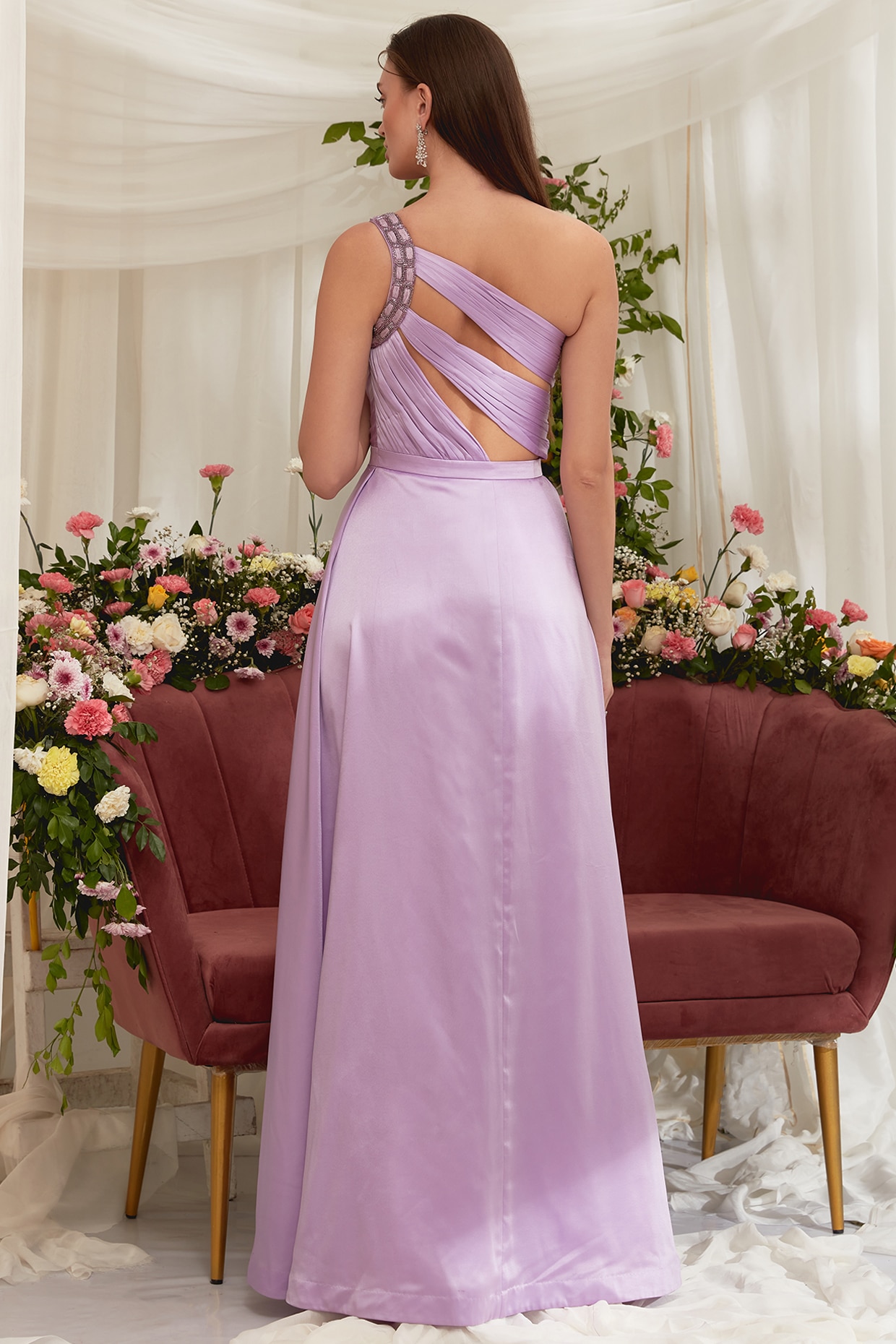 Lilac One-Shoulder Gown by Zosia at Pernia's Pop Up Shop 2025