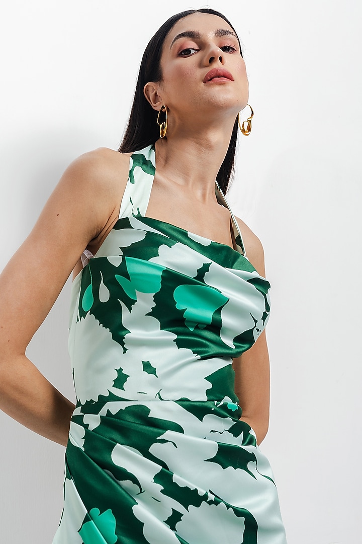 Mint Green Fitted Summer Dress by Zosia at Pernia's Pop Up Shop