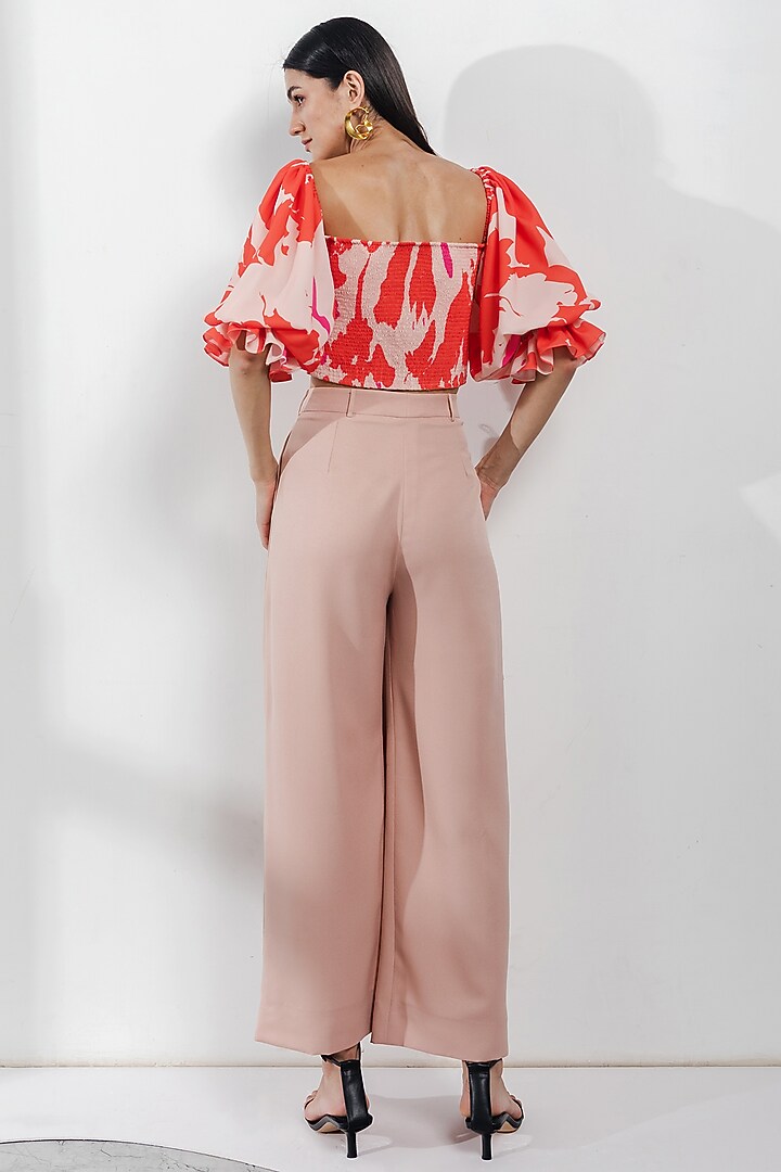 Orange & Nude Pant Set by Zosia at Pernia's Pop Up Shop