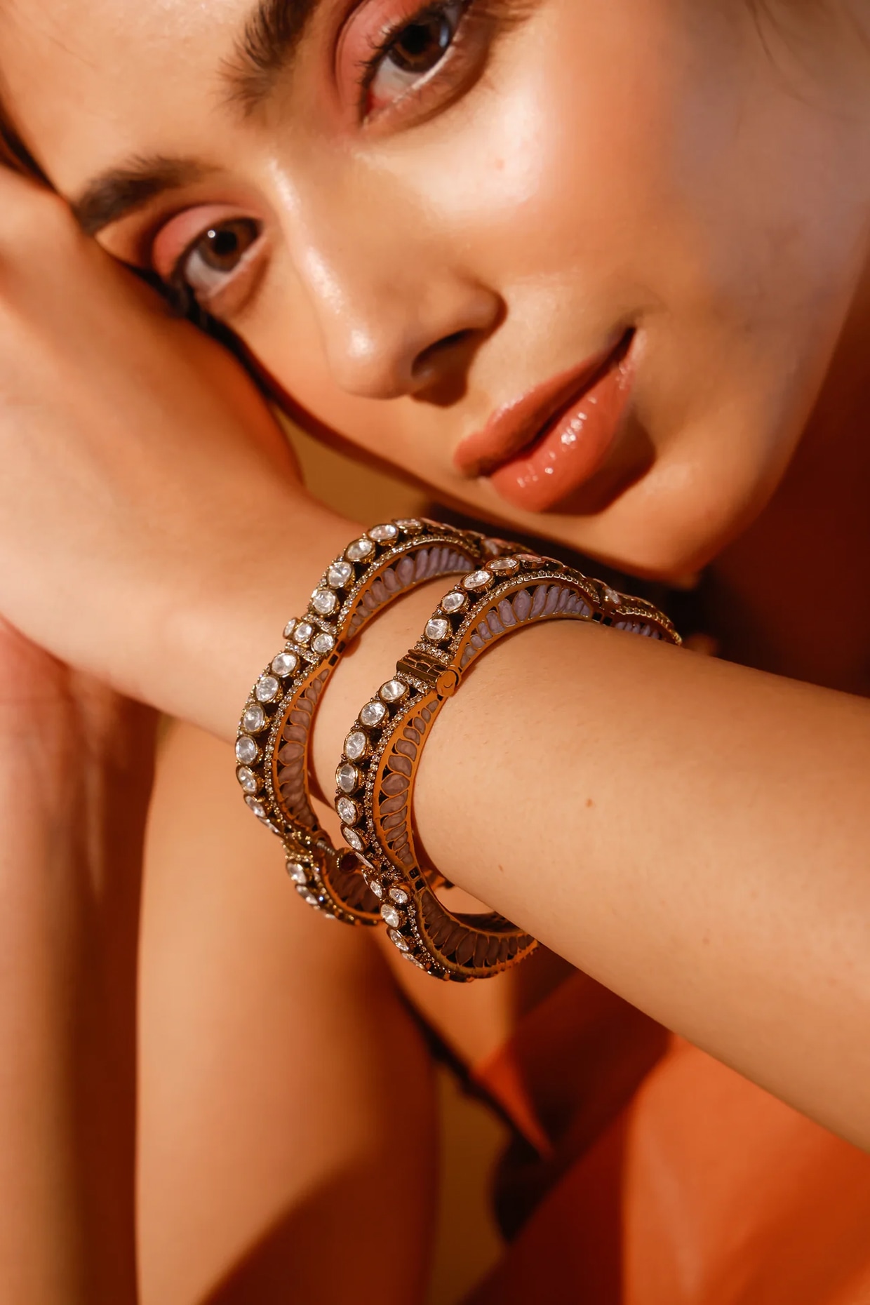 Buy Premium Quality Antique Gold Bangles Design Screw Single Kada Bracelet  Bangles Online